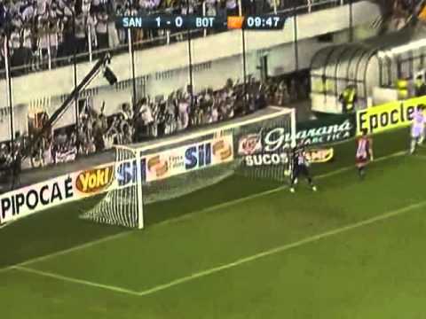 SANTOS 2 X 1 BOTAFOGO-SP - CAMPEONATO PAULISTA 2011 #13 RODADA