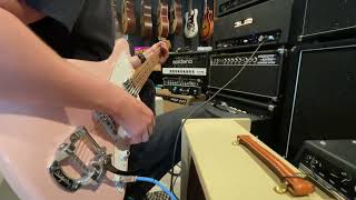 Video thumbnail for Mario Martin Guitars Jazz Bastard w/ El Rayos & Bigsby – Shell Pink Thru 3rd Power Kitchen Sink 6VEL by GuitarsToBePlayed