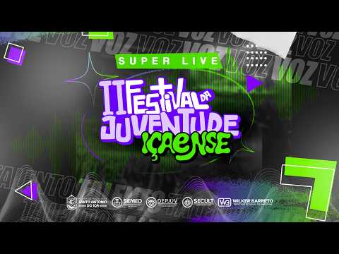II Festival da Juventude Içaense, Santo Antônio do Içá, transmissão ao vivo