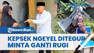 Viral Aksi Kepsek Ngeyel Ditegur Bupati seusai Minta Ortu Siswa Ganti Rugi Meja Rusak di Kelas