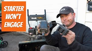 Fix Your Snowblower Electric Starter: Learn How To Replace The Gear!