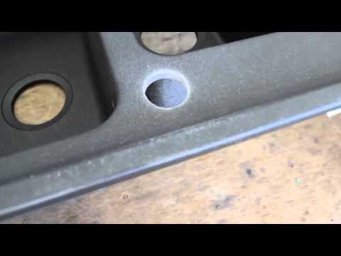 Franke How to Drilling a tap hole in Fragranite sink