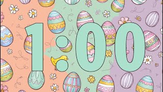 1 Minute Easter Timer with Relaxing Music | Easter Countdown Timer 🐣