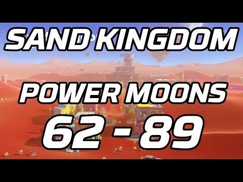 [Super Mario Odyssey] Sand Kingdom Post Game Power Moons 62 - 89 Guide