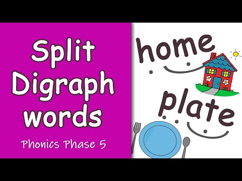 Split Digraph Words | Magic e | Phonics Phase 5 | Segmenting & Blending