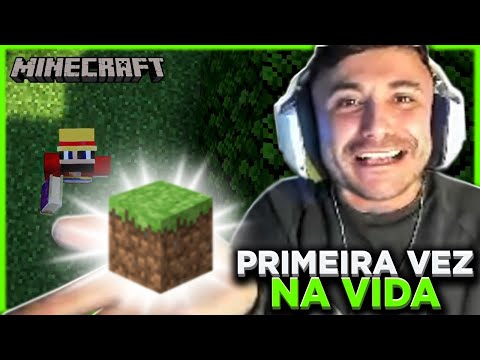 Joguei MINECRAFT pela PRIMEIRA VEZ na VIDA?? 😱 | Minecraft - Nicky Mitrava