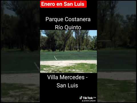 Parque Costanera Río Quinto en Villa Mercedes, San Luis #turismo #villamercedes