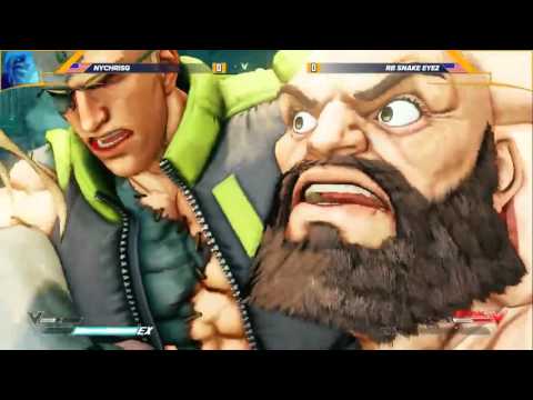 SF5 - NCR 2016 - RB Snake Eyez (ZANGIEF) VS NYChrisG (Nash) - Pools