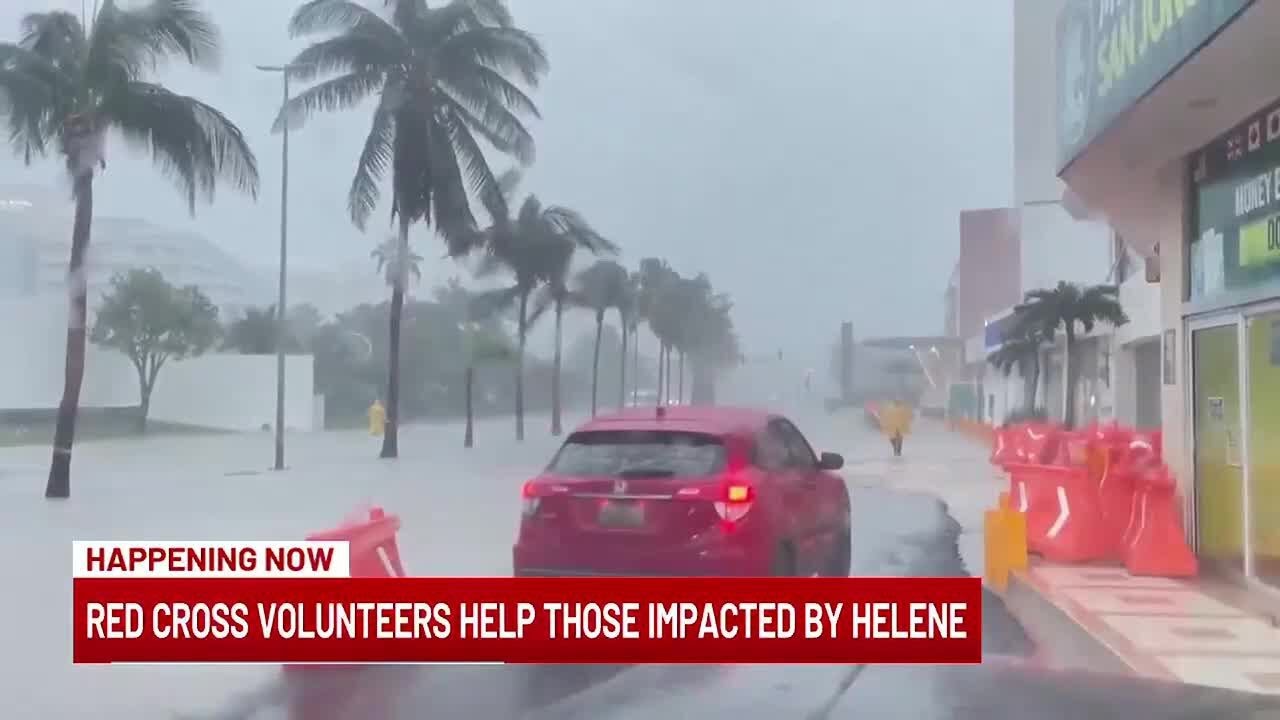 Red Cross volunteers help those impacted by Helene