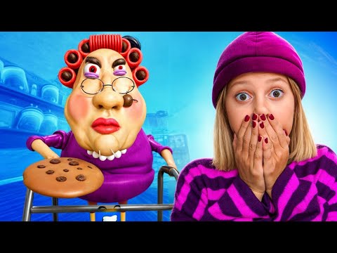 Избягайте от ЗЛАТА БАБА 👹 Amelka в играта за оцеляване Roblox | Максимална трудност Karamel Playtime