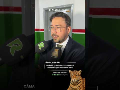 Vereador questiona condução de votação após análise de veto