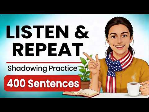シャドーイング練習：400文リスン＆リピート（A2-B2）| 英会話練習 (English Shadowing Practice: 400 Sentences Listen & Repeat (A2-B2) | English Speaking Practice)