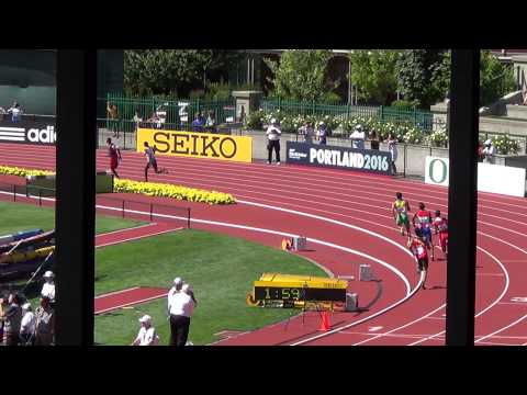 IAAF U20-WM Eugene 2014 - 4x400m Männer Vorlauf 1/3