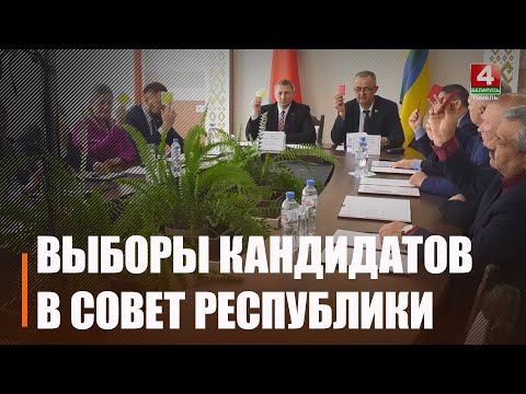 В Рогачёве кандидатом в члены Совета Республики выдвинут Юрий Васильцов видео