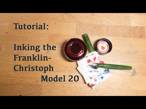 Tutorial: Inking a Franklin-Christoph Model 20