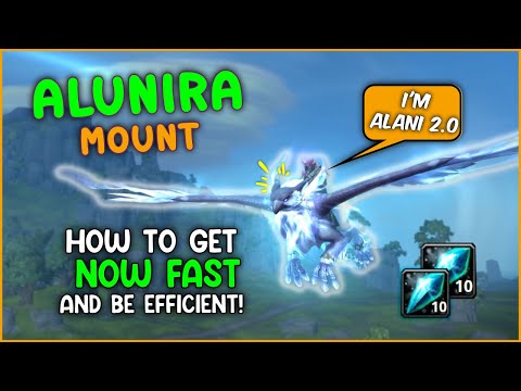 How to Get Alunira Mount! The MOST Efficient Farm for Crackling Shards | TWW