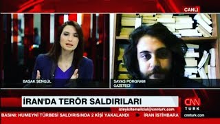 İran'da Meydana Gelen Terör Saldırılarını CNNTÜRK'e Değerlendirdim.