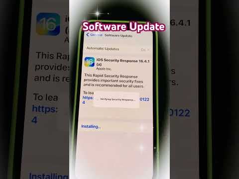 IOS Software Update 16.4.1 a #shorts #ios #iphone #youtubeshorts #update #softwareupdate