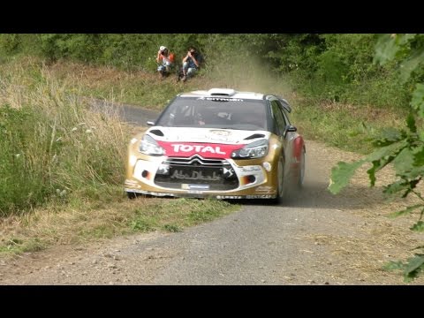 Test Citroen Racing with Kris Meeke - Rally ADAC Deutschland 2014 [HD]