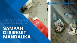 Tak Patut Dicontoh, Sampah Berserakan di Tribun Penonton Sirkuit Mandalika seusai Kualifikasi MotoGP