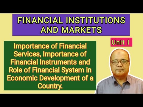 Financial Institutions and Markets I Unit 1 I Part 1 I Indian Financial System I Hasham Ali Khan I