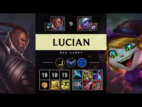 Lucian ADC vs Tristana - EUW Diamond Patch 25.11