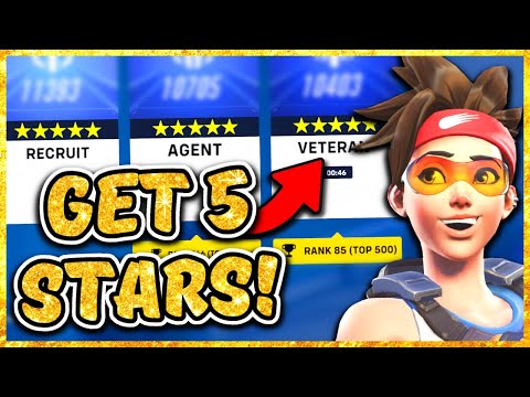 HOW TO GET 5 STARS WITH TRACER IN HERO MASTERY