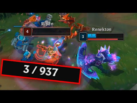 RIVEN vs RENEKTON at LVL 1