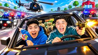 اصلانو المغامر هرب من الشرطة 😱 روبلوكس