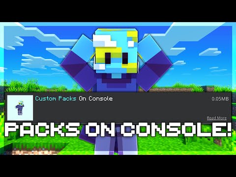 How to get Custom Texture Packs in Your Minecraft Worlds (PS4, Xbox, Switch)