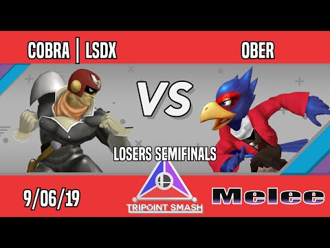 Tripoint Smash 76 - Losers Semifinals - COBRA | LSDX(Captain Falcon) Vs. Ober(Falco)