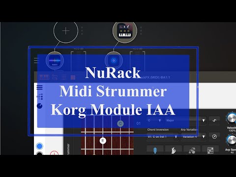 4Pockets NuRackFX - Tutorial: Exploring the App Part 5, Midi Strummer IAA