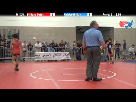 FILA Cadet 56 kg / 123.25 lbs. - Brittany Bates vs. Katelyn Bridge
