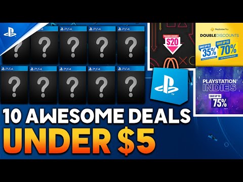 10 AWESOME PSN Game Deals UNDER $5 - Great PS4 Games SUPER Cheap (Playable on PS5)