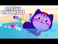 DJ CatNip Learns To Swim Conquers His Fear GABBY S DOLLHOUSE EXCLUSIVE SHORTS NETFLIX