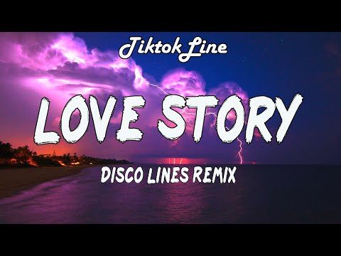Taylor Swift - Love Story (Lyrics) ( Disco Lines Remix ) | Love story discolines