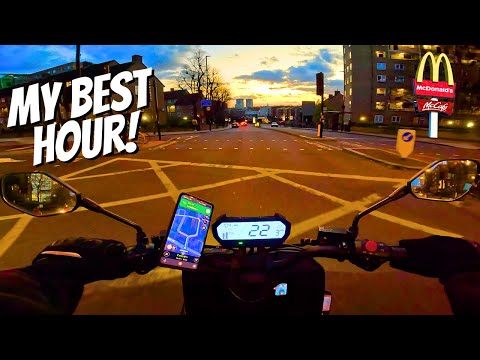 MY BEST HOUR EVER!! Delivering Fast Food In London | Sunday Night GoPro POV