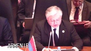 Edward Nalbandian participated in International Organization of Francophonie Summit