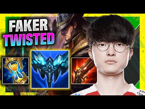 FAKER IS READY FOR TWISTED FATE! - T1 Faker Plays Twisted Fate Mid vs Galio! | Season 11