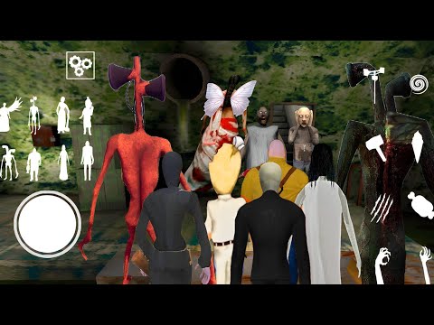 Playing As Flying Kamla, Evil Nun, Siren Head, Pipe Head, Ice Scream Uncle, Mr Meat & Slendrina 