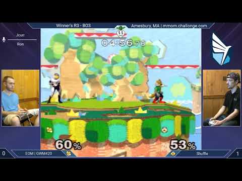MMOM165 SSBM - GWM420 (Falco, Fox) vs. Shuffle (Sheik) - Melee WR3