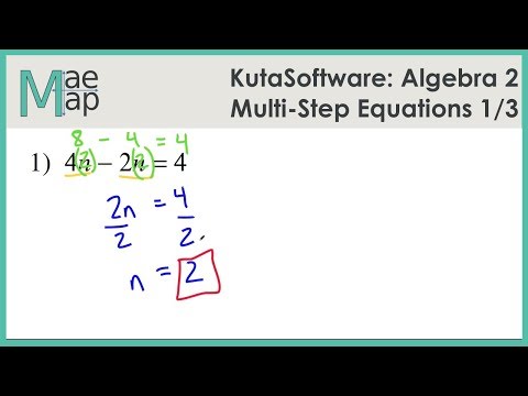 Kuta Multi Step Equations