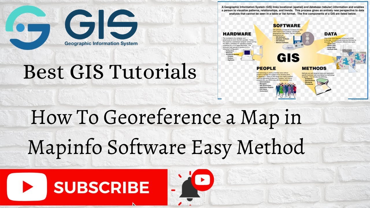 How to Georeference a Map in Mapinfo Software