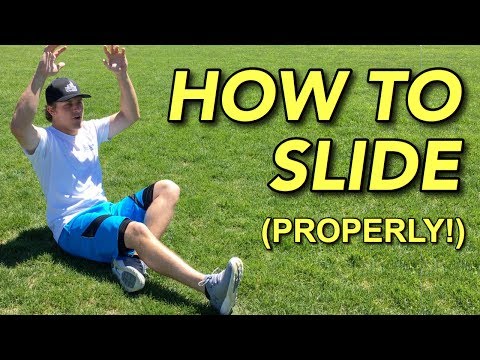 How To Slide In Baseball (PROPERLY!)