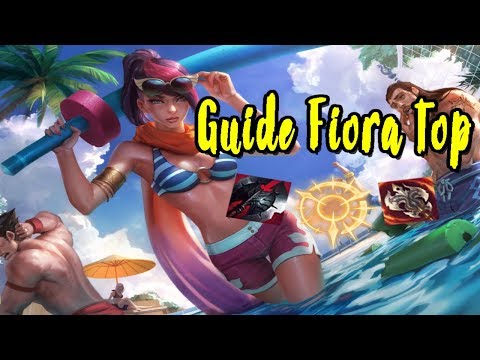Fiora Top Guide Rune SEASON 8 GAMEPLAY! League of Legends