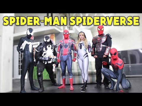 Spider-Man The SpiderVerse - Ep0 Meet The Webwarriors Ft. Black Panther - Real Life Superhero Movie
