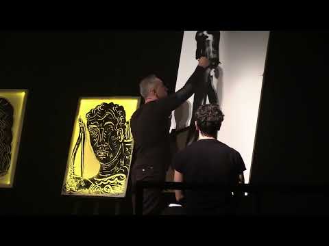 The artworks of Apostolos Chantzaras from the play "Aias" by Sophocles