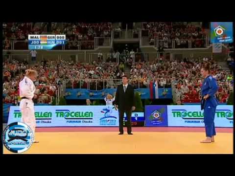 European Judo Championship Budapest 2013 Bronze -78kg MALZAHN Luise (GER) - JOO Abigel (HUN)