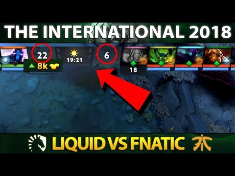 First Match of The International 2018 TI7 CHAMPS LIQUID vs FNATIC - EPIC Comeback - Dota 2 #TI8