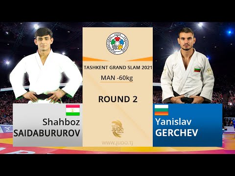 Шаҳбоз САИДАБУРОРОВ vs Янислав ГЕРЧЕВ, -60кг, Round 2, Гранд Слэм Ташкент 2021